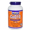 NOW FOODS COQ10 60mg オメガ3配合